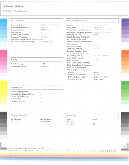 Solucionado: Impresora hp laserjet cp1025 color no imprime nada - Comunidad  de Soporte HP - 456231