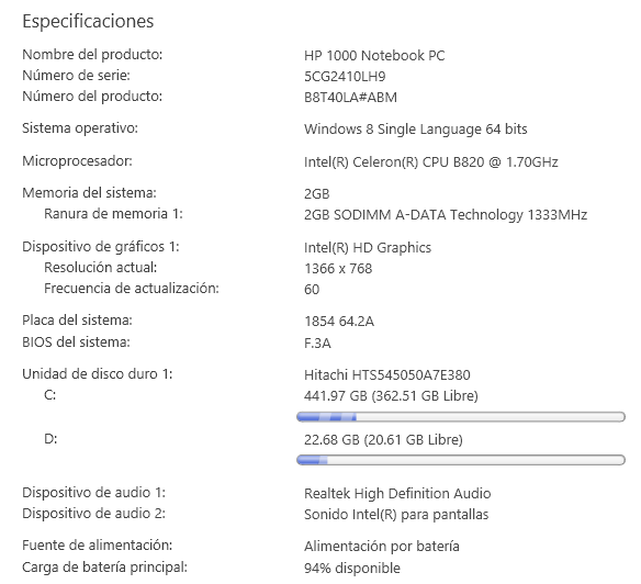 Solucionado: HP 1000 Notebook PC: Prueba extensa del sistema RE... -  Comunidad de Soporte HP - 469247