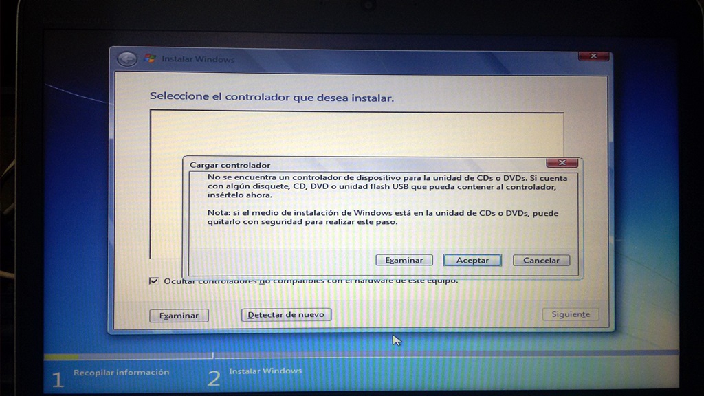 No me detecta el disco duro al instalar Windows 7 - Forocoches