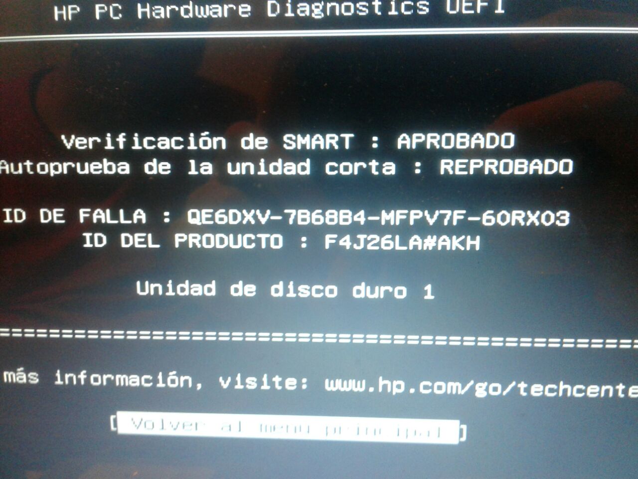 Error de disco duro - Comunidad de Soporte HP - 754767