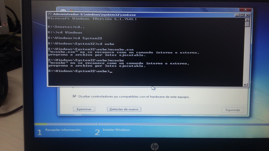 Solucionado: Error al instalar Win 7 "no se encuentra controlad... -  Comunidad de Soporte HP - 742742