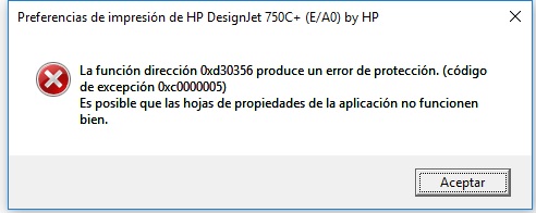 Driver HP 750C Plus (Din A0) para Windows 10 de 64... - Comunidad de  Soporte HP - 780374