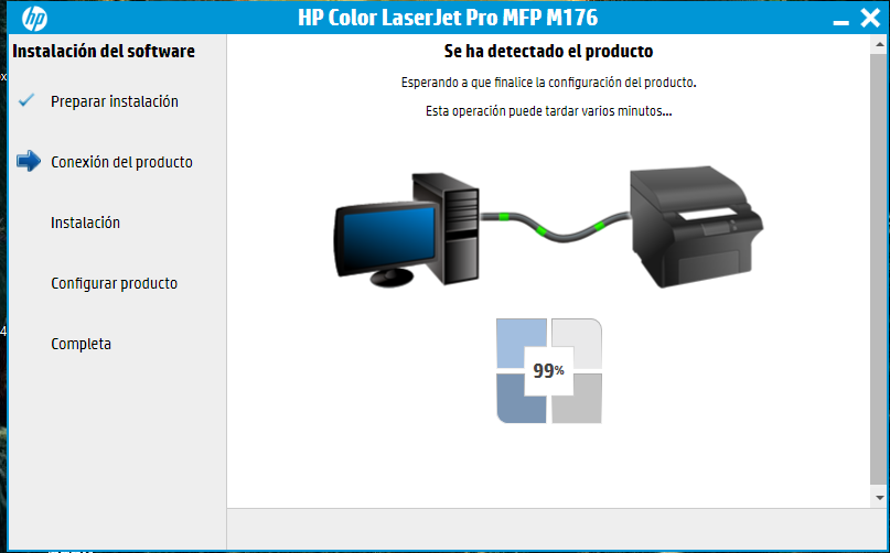 No se puede instalar HP Color Laserjet Pro MFP M17... - Comunidad de  Soporte HP - 791348