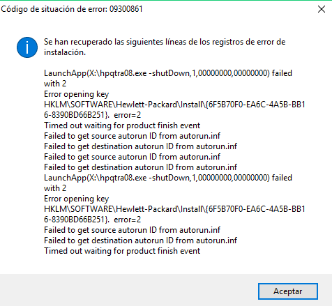 Solucionado: Error al instalar impresora en Windows10 - Comunidad de  Soporte HP - 798762