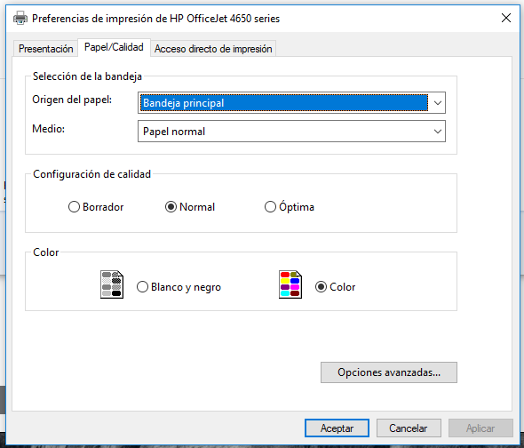 Solucionado: Officejet 4654 - No aparece la opción de imprimir ... -  Comunidad de Soporte HP - 799453
