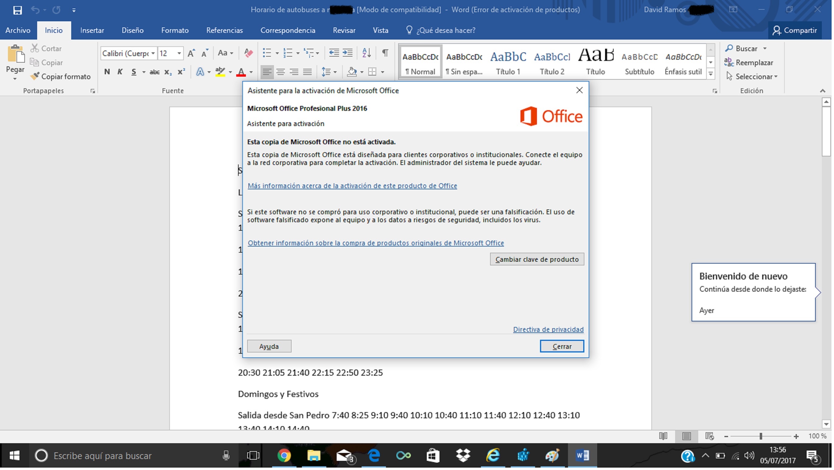 Problema Office 2010 clave activación de producto - Comunidad de Soporte HP  - 800507