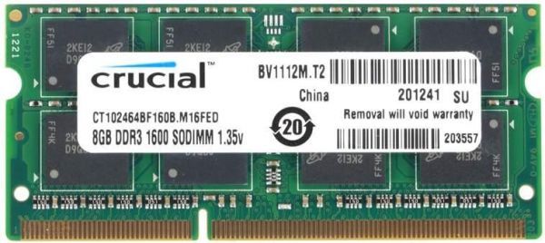 Ejemplo 2 de RAM SO-DIMMs (204-pin) sockets