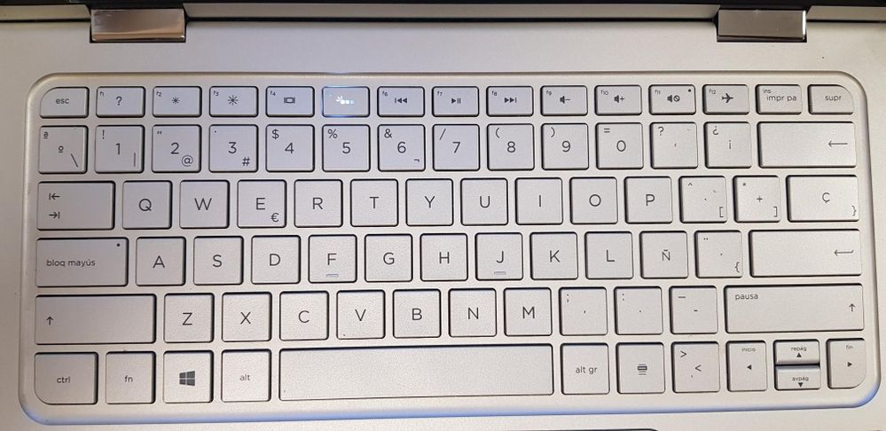Solucionado: Cambie mi teclado de ingles a español y no encuent... -  Comunidad de Soporte HP - 893171