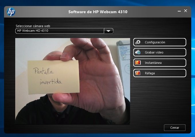 Voltear imagen webcam - Comunidad de Soporte HP - 963597