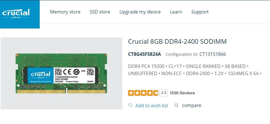 RAM 8GB, 260-pin SODIMM, DDR4 PC4-19200, CT8G4SFS824A.jpg