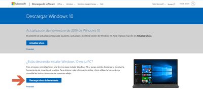 Página oficial Microsoft