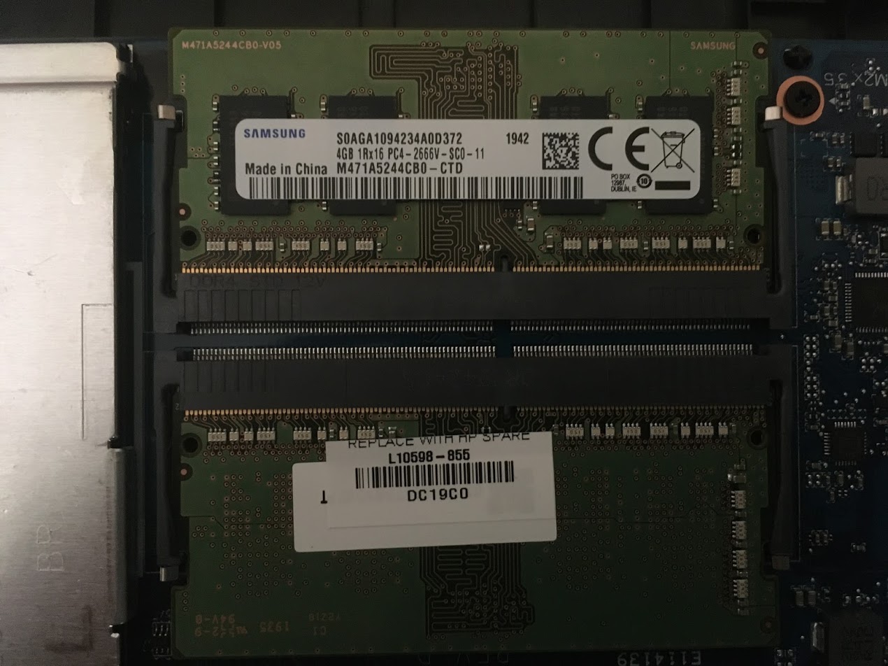 Solucionado: Ampliación de RAM y Disco HP Pavilion Gaming Lapto... -  Comunidad de Soporte HP - 1064701