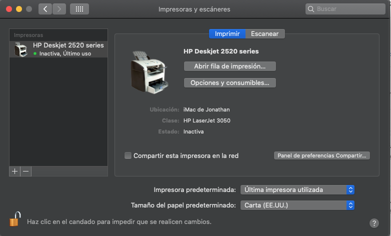Error de fallo de escáner en las impresoras HP (Windows, macOS)