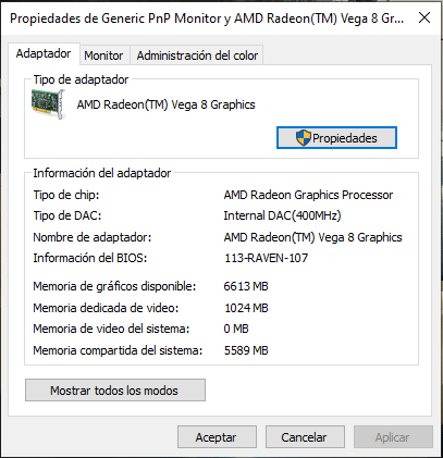 Aumentar la V-RAM de mi Pavilion 15 con AMD Ryzen ... - Comunidad de  Soporte HP - 1115063