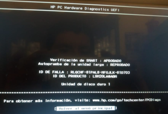 Solucionado: Error Disco Duro - Notebook - Comunidad de Soporte HP - 1176090