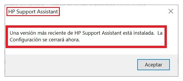 HP Support Assistant - Al intentar instalar la versión 9.7.4.33.0 no lo admite - 20210622.jpg