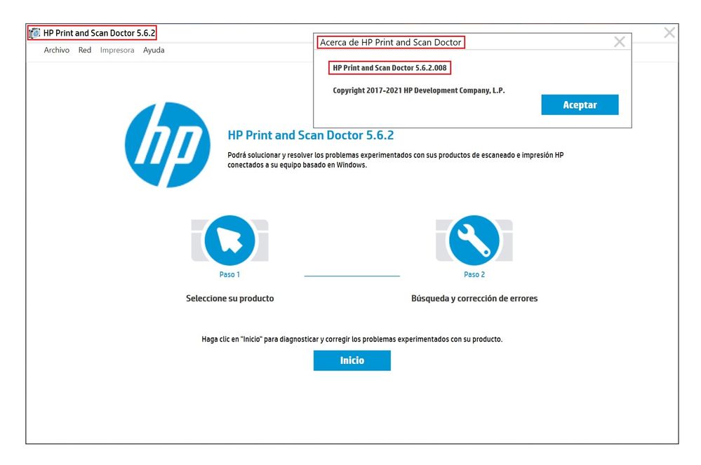 HP Print and Scan Doctor - Apertura sin ningún problema de la nueva versión 5.6.2.008 - 20210908.jpg