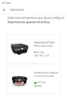 HP Smart detecta la impresora pero no la añade - Comunidad de Soporte HP -  1249888