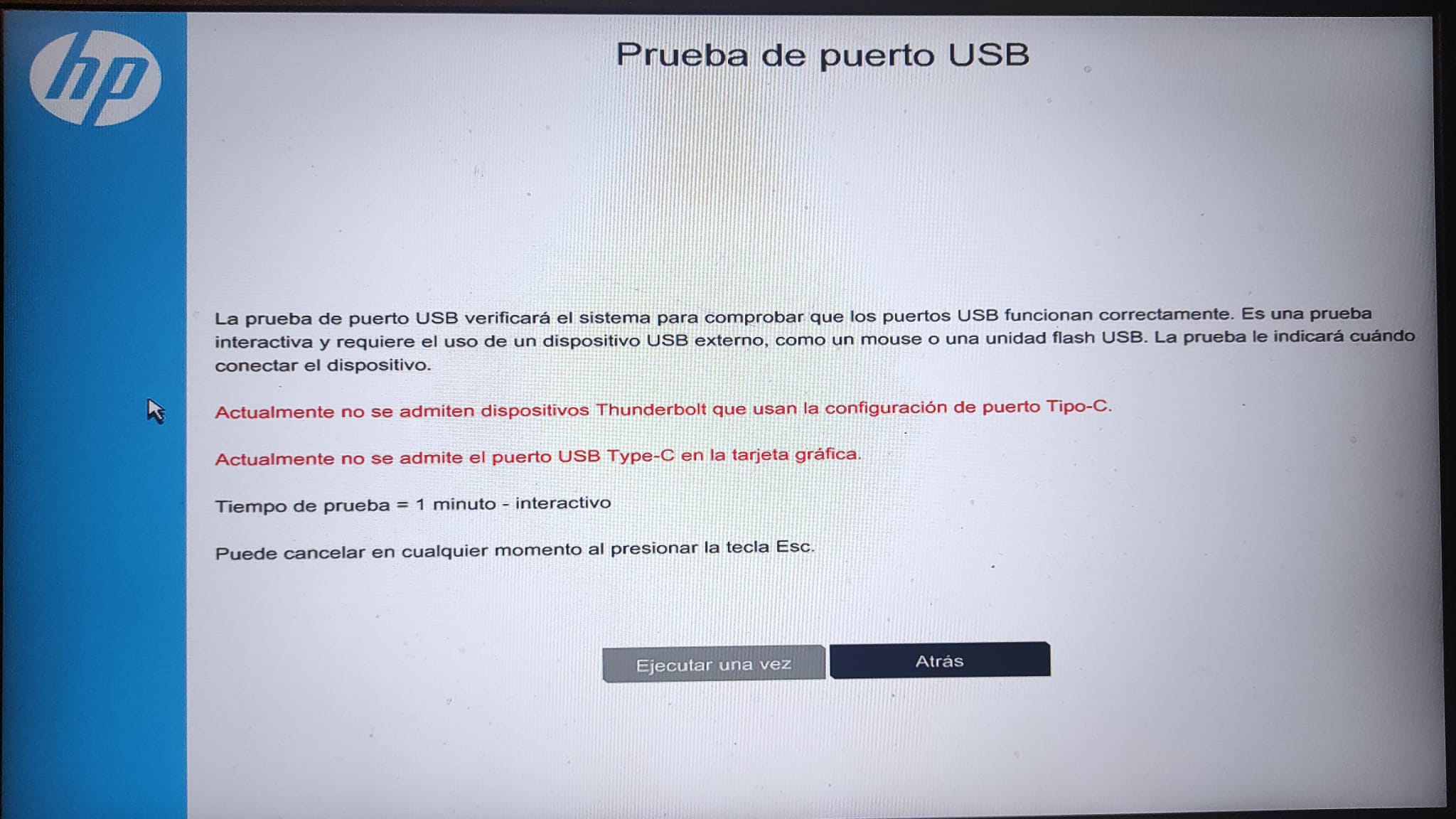 USB-C Deja de funcionar y no detecta pantalla - Comunidad de Soporte HP -  1307512