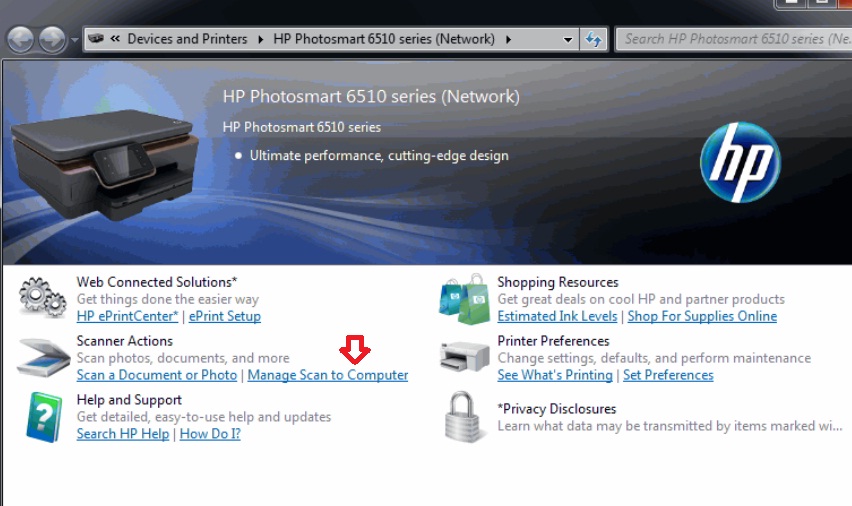 Solucionado: PROBLEMA ESCANEAR AL ORDENADOR HP PHOTOSMART 5510 - Comunidad  de Soporte HP - 162263